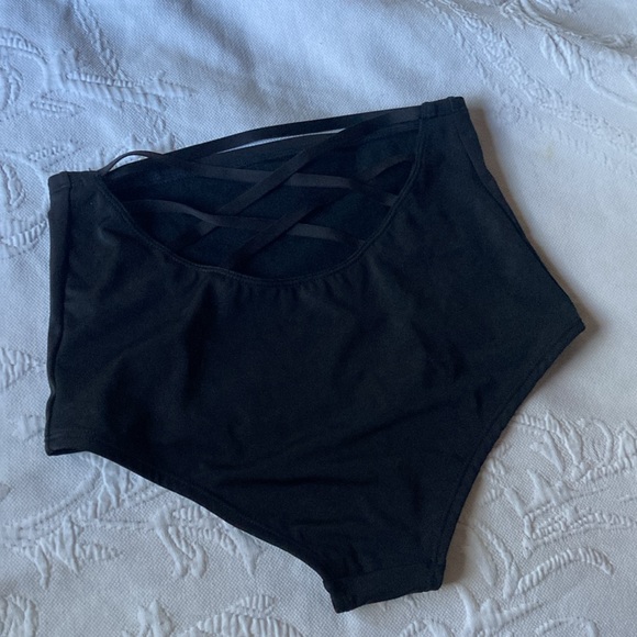 Swim bottoms Urban Outfitters Out from under Black high rise size small - Picture 2 of 3